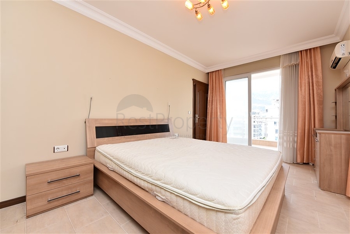 شقق اطلالة بحر في الانيا -غرفتين وصالة - مفروشة -في مهموتلار / الانيا 