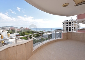 شقق اطلالة بحر في الانيا -غرفتين وصالة - مفروشة -في مهموتلار / الانيا 