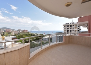 شقق اطلالة بحر في الانيا -غرفتين وصالة - مفروشة -في مهموتلار / الانيا 