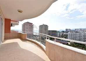 شقق اطلالة بحر في الانيا -غرفتين وصالة - مفروشة -في مهموتلار / الانيا 