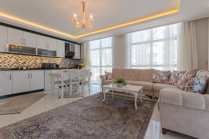 شقة للبيع في الانيا - تصميم انيق - 2 غرفة وصالة -في مهموتلار / الانيا 