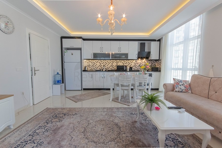 شقة للبيع في الانيا - تصميم انيق - 2 غرفة وصالة -في مهموتلار / الانيا 