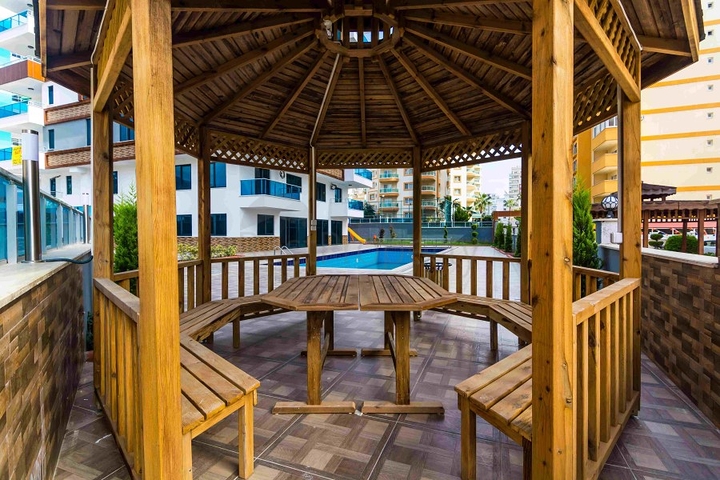 شقة للبيع في الانيا - تصميم انيق - 2 غرفة وصالة -في مهموتلار / الانيا 