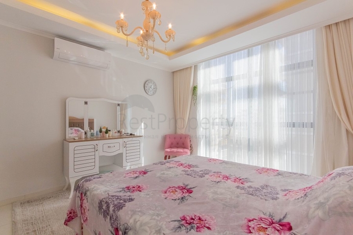 شقة للبيع في الانيا - تصميم انيق - 2 غرفة وصالة -في مهموتلار / الانيا 