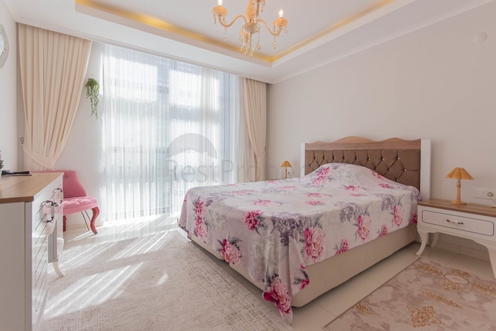 شقة للبيع في الانيا - تصميم انيق - 2 غرفة وصالة -في مهموتلار / الانيا 