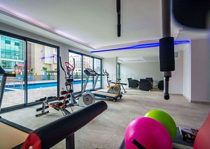 شقة للبيع في الانيا - تصميم انيق - 2 غرفة وصالة -في مهموتلار / الانيا 