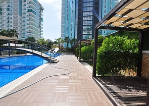 شقق للبيع في الانيا -تصميم 2 غرفة وصالة - ضمن مجمع قريب من البحر - في مهموتلار / الانيا 