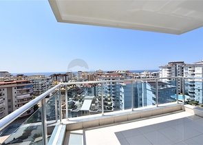 اطلالة بحر - شقة غرفة وصالة -في توسمور / الانيا 