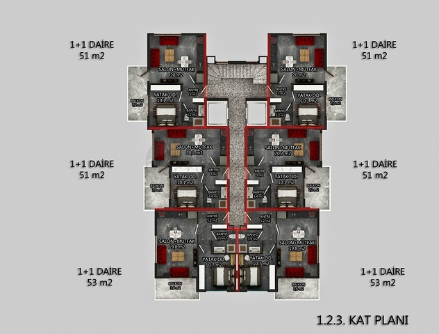 شقق بالاقساط في الانيا - مجمع قيد الانشاء -في كارجي جاك / الانيا 