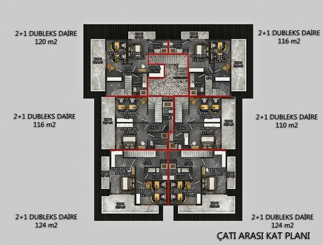 شقق بالاقساط في الانيا - مجمع قيد الانشاء -في كارجي جاك / الانيا 