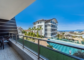 شقق فاخرة للبيع في الانيا -اطلالة بحر - 1 غرفة وصالة - في كارجي جاك / الانيا 