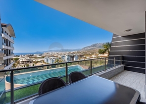 شقق فاخرة للبيع في الانيا -اطلالة بحر - 1 غرفة وصالة - في كارجي جاك / الانيا 