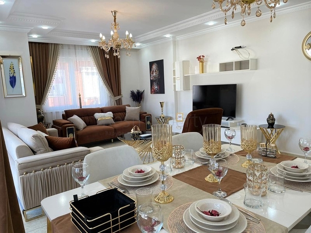 شقق للبيع في الانيا - مجمع على البحر مباشرة -شقة 2 غرفة وصالة -في مهموتلار / الانيا 