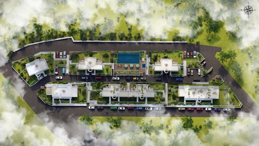 عقارت بودروم - شقق قيد الانشاء -اطلالة بحر -بودروم 