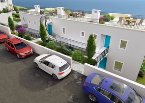 عقارت بودروم - شقق قيد الانشاء -اطلالة بحر -بودروم 