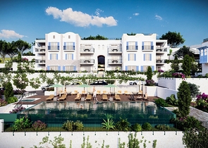 عقارت بودروم - شقق قيد الانشاء -اطلالة بحر -بودروم 