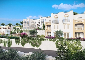 عقارت بودروم - شقق قيد الانشاء -اطلالة بحر -بودروم 