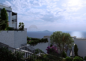 عقارت بودروم - شقق قيد الانشاء -اطلالة بحر -بودروم 