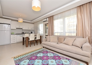 قريبة من البحر - شقة غرفة وصالة -مجمع انيق- في افسلار / الانيا 