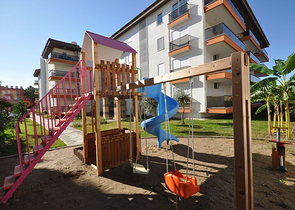 قريبة من البحر - شقة غرفة وصالة -مجمع انيق- في افسلار / الانيا 