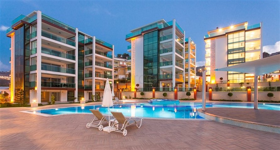 شقة ضمن مجمع فاخر - منطقة هادئة - تصميم 1+2- في كارجي جاك / الانيا 