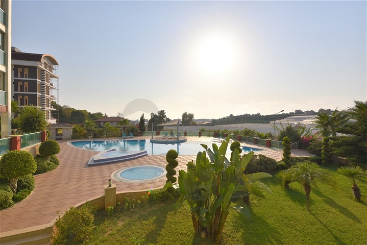 شقة ضمن مجمع فاخر - منطقة هادئة - تصميم 1+2- في كارجي جاك / الانيا 