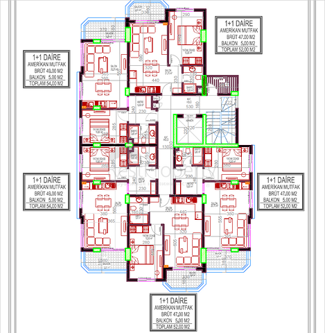 شقق بالتقسيط في الانيا - تصاميم متنوعة غرفة وصالة -3 غرف وصالة -مهموتلار / الانيا 