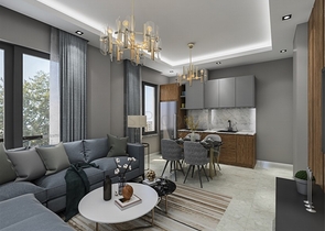 شقق بالتقسيط في الانيا - تصاميم متنوعة غرفة وصالة -3 غرف وصالة -مهموتلار / الانيا 