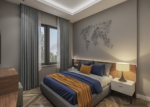 شقق بالتقسيط في الانيا - تصاميم متنوعة غرفة وصالة -3 غرف وصالة -مهموتلار / الانيا 