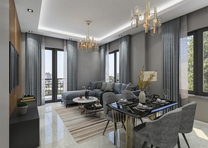 شقق بالتقسيط في الانيا - تصاميم متنوعة غرفة وصالة -3 غرف وصالة -مهموتلار / الانيا 