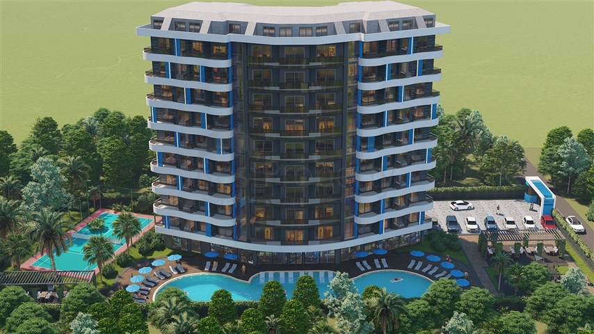 شقق بالتقسيط في الانيا - مجمع قيد الانشاء في منطقة افسلار / الانيا 