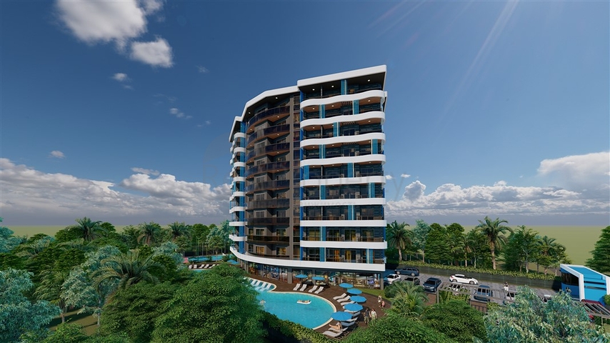 شقق بالتقسيط في الانيا - مجمع قيد الانشاء في منطقة افسلار / الانيا 