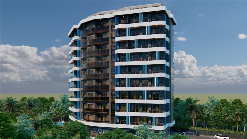 شقق بالتقسيط في الانيا - مجمع قيد الانشاء في منطقة افسلار / الانيا 