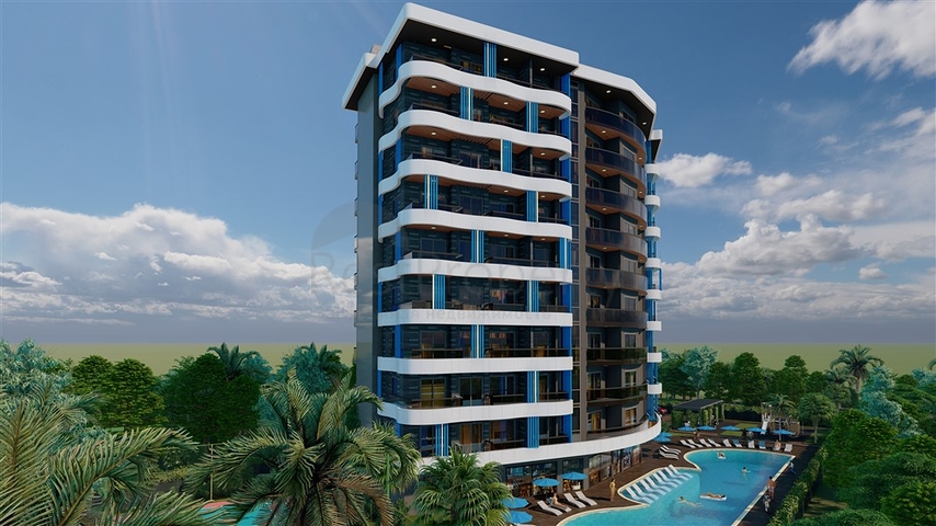 شقق بالتقسيط في الانيا - مجمع قيد الانشاء في منطقة افسلار / الانيا 