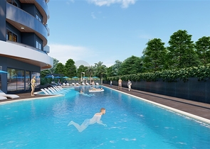 شقق بالتقسيط في الانيا - مجمع قيد الانشاء في منطقة افسلار / الانيا 