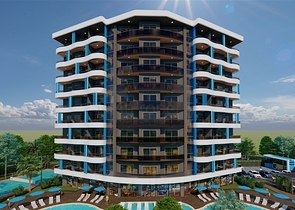 شقق بالتقسيط في الانيا - مجمع قيد الانشاء في منطقة افسلار / الانيا 