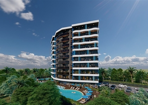 شقق بالتقسيط في الانيا - مجمع قيد الانشاء في منطقة افسلار / الانيا 