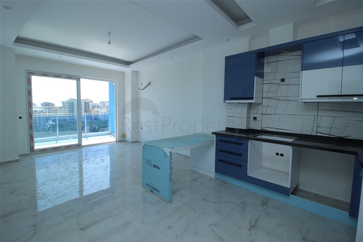 شقق حديثة للبيع في مهموتلار - تصميم 1+1 - ضمن مجمع سكني - مهموتلار/الانيا 