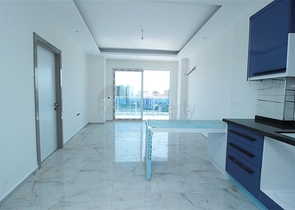 شقق حديثة للبيع في مهموتلار - تصميم 1+1 - ضمن مجمع سكني - مهموتلار/الانيا 