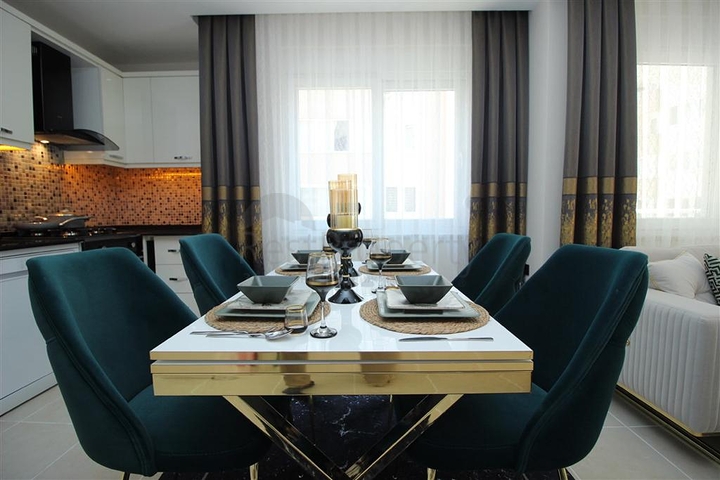 شقق للبيع في مهموتلار - تصميم 1+1 -مفروشة -مهموتلار / الانيا 