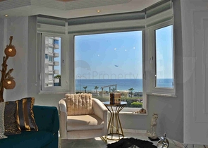 اطلالة بحر مباشرة -شقة 2 غرفة وصالة -ضمن مجمع فاخر -توسمور / الانيا 