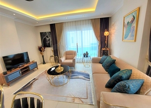 شقق حديثة للبيع في الانيا - تصميم 1+1 - قريبة من البحر - مهموتلار / الانيا 