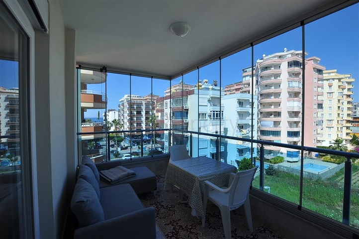 اطلالة بحر - شقة 1+1- مفروشة -في مهموتلار / الانيا 