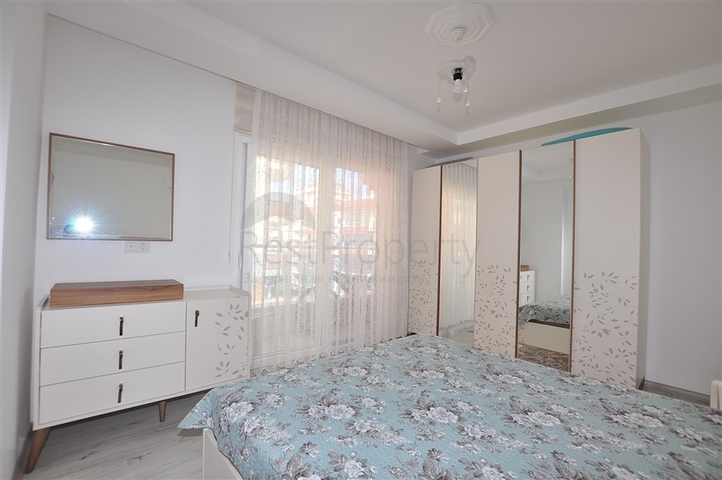 اطلالة بحر - شقة 1+1- مفروشة -في مهموتلار / الانيا 