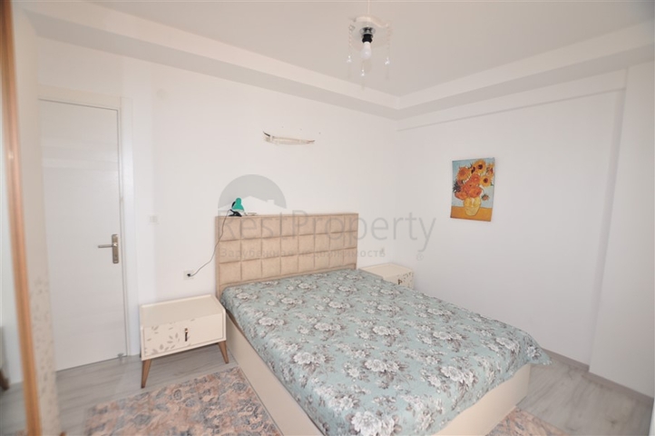 اطلالة بحر - شقة 1+1- مفروشة -في مهموتلار / الانيا 