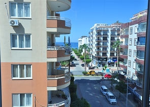 اطلالة بحر - شقة 1+1- مفروشة -في مهموتلار / الانيا 