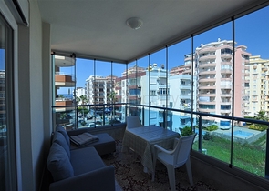 اطلالة بحر - شقة 1+1- مفروشة -في مهموتلار / الانيا 