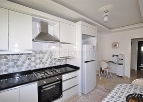 اطلالة بحر - شقة 1+1- مفروشة -في مهموتلار / الانيا 