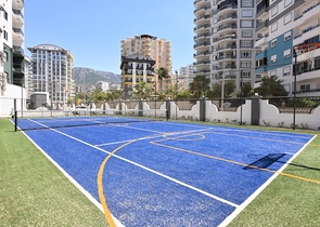 شقق في مهموتلار - تصميم غرفة وصالة -ضمن مجمع حديث فاخر -في محمودلار / الانيا 