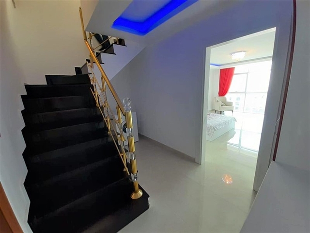 شقة اطلالة بحر في الانيا - دوبلكس مفروشة -ضمن مجمع سكني -كارجي جاك / الانيا 